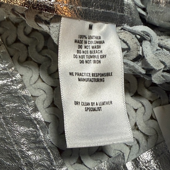 NWT Nonchalant Label Knight Skirt in Silver - Size Medium - Picture 7 of 7